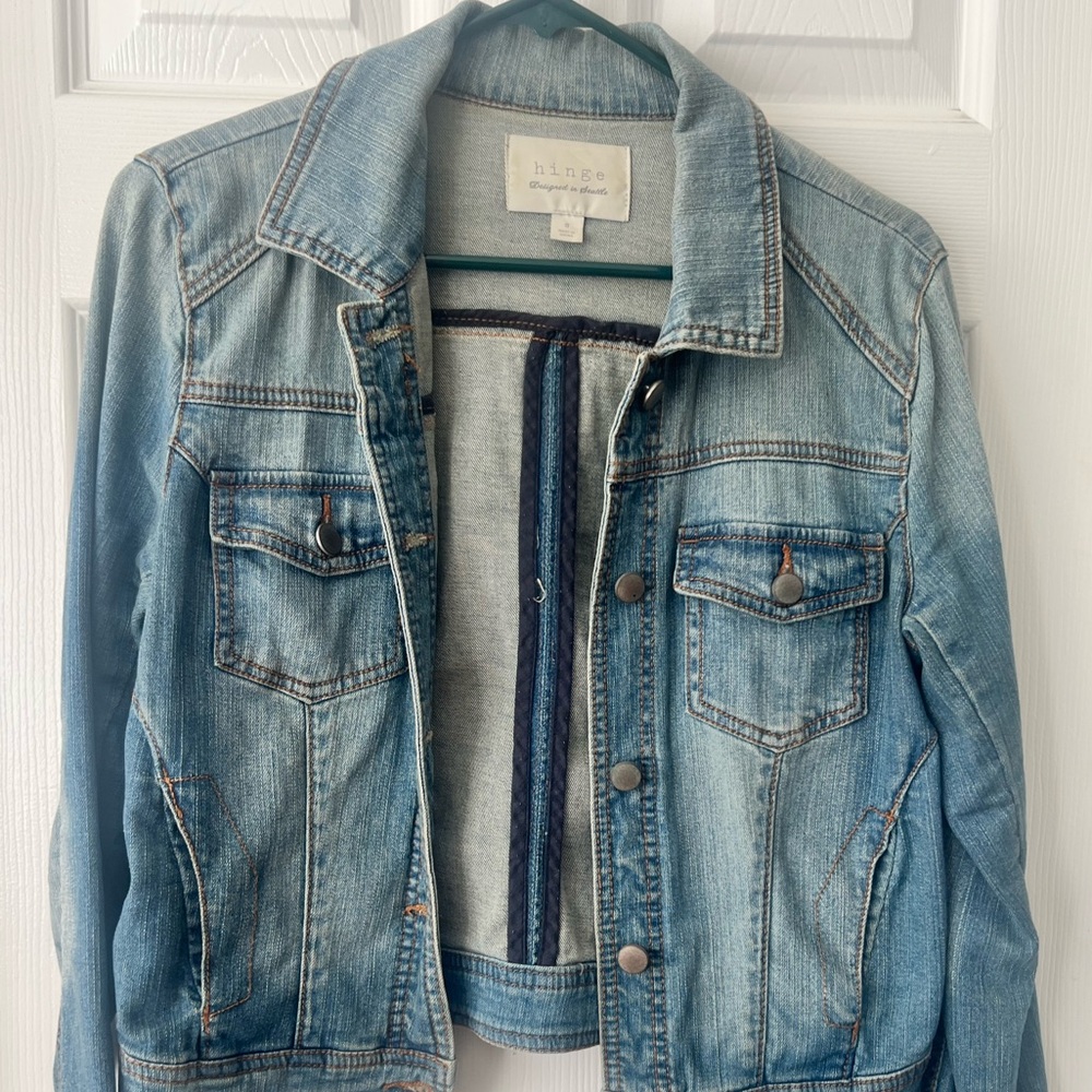 Nordstrom Hinge denim jean jacket size S